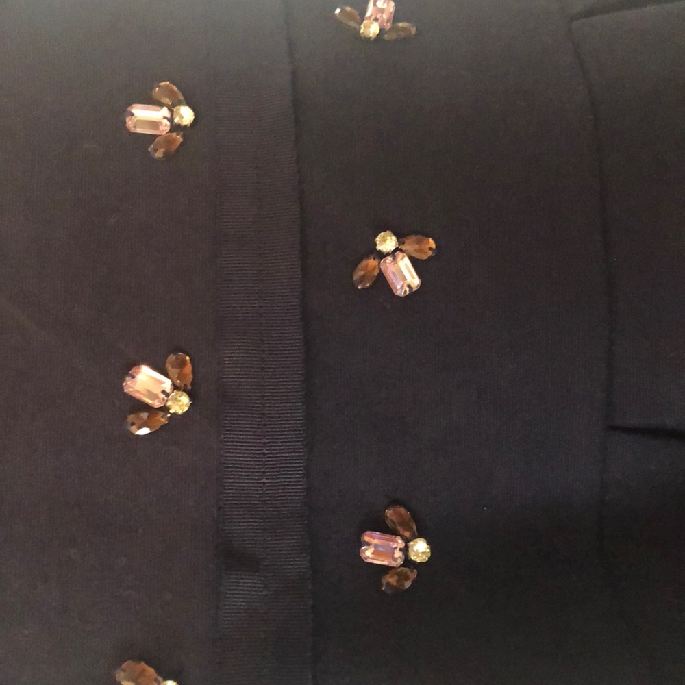 J. CREW Navy Blue Bee Dress - Picture 5 of 8